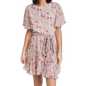 English Factory Floral Pink Mini Dress NWT